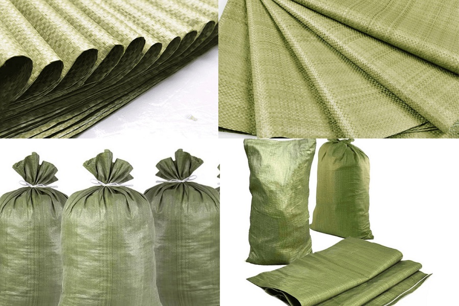 Зеленые мешки для строительного мусора