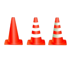 Конусы дорожные 750 мм